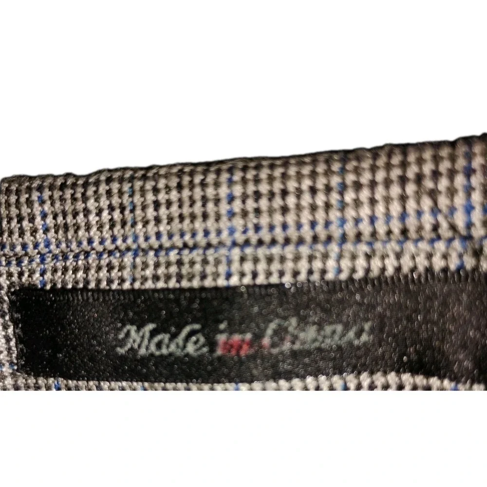 Lauren Ralph Lauren Men 41R Blazer Window. Gray Herringbone Silk Wool Sport Coat